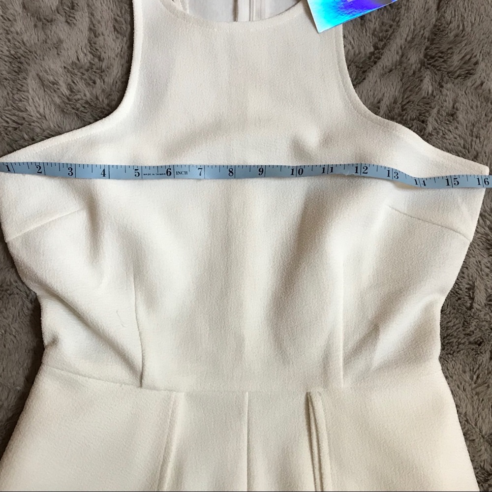 Misguided Racer Neck Peplum Playsuit - Picture 7 of 8